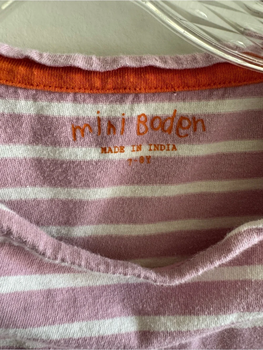 Mini Boden Floral and Striped Jersey Dress
